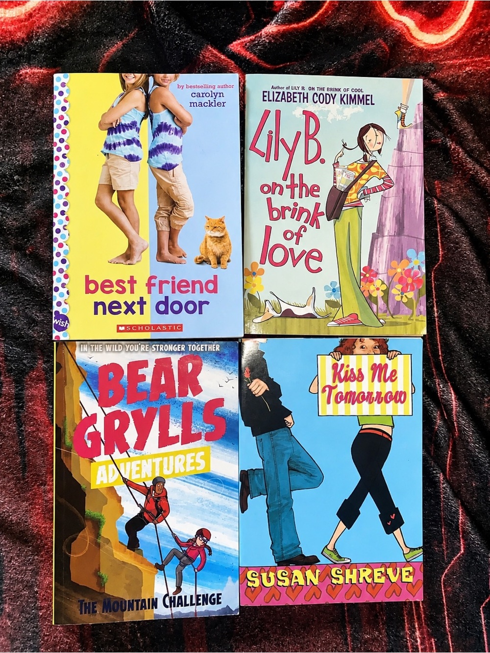 Girls Novels Lot Of 4 Middle School YA Book Bundle